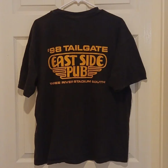Steelers Football Black T-Shirt - Picture 6 of 8